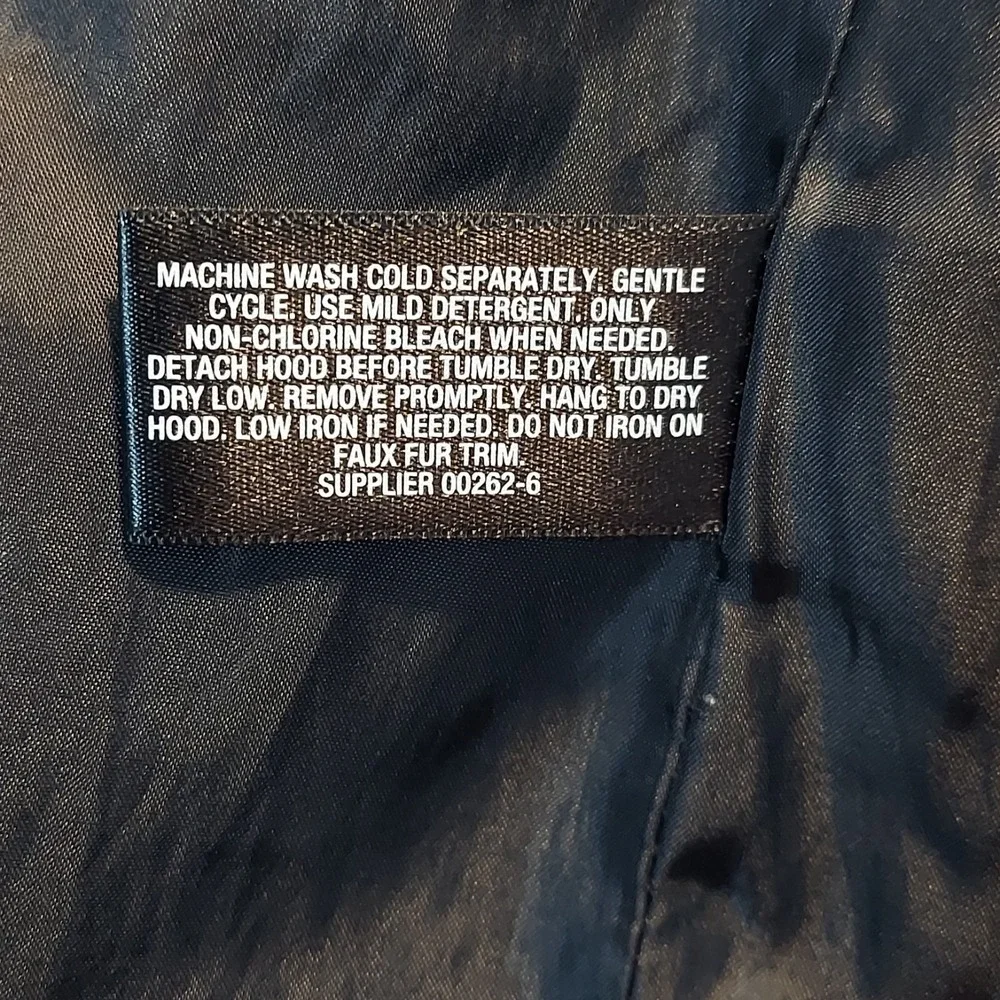 Liz Claiborne Women's Quilted Winter Jacket Coat Black Size 2X - Picture 10 of 10